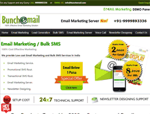 Tablet Screenshot of bunchemail.com